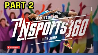 HEPTATHLON  PART 2  HIGH JUMP  MS UNIVERSITY TIRUNELVELItnsports360msumsuphysicaleducal [upl. by Heimlich845]