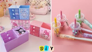 🌷Stationery  How to make stationery supplies at home  DIY handmade stationery easy crafts [upl. by Rabi]