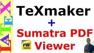 LaTeX Texmaker with Sumatra PDF [upl. by Halladba]