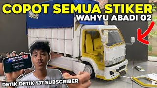 DETIK” 1 JUTA SUBSCRIBE SAMBIL ROMBAK MINIATUR⁉️ JADI MIRIP TRUKNYA WAHYU ABADI YG DULU [upl. by Einnek]