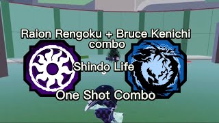 Requested Combo Raion Rengoku  Bruce Kenichi  Shindo Life [upl. by Chrisy]