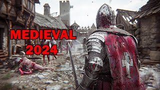 Top 15 NEW Medieval Games of 2024  Gameplay 4K 60FPS [upl. by Nnarual746]