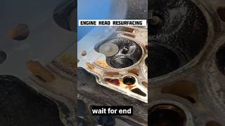 engine head reface  engine head overhaul shorts yt shorts [upl. by Nanoc]