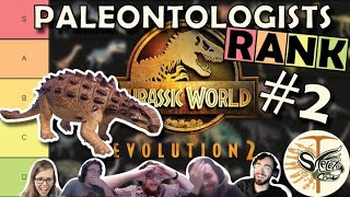 PALEONTOLOGISTS RANK the Dinosaurs of Jurassic World Evolution 2  Ep 2 EUOPLOCEPHALUS jwe2 [upl. by Undine]