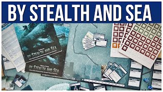 By Stealth and Sea Unboxing  Dan Verssen Games DVG  Historical Game  Wargame  David Thompson [upl. by Aynuat]