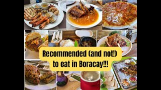 Where to eat in Boracay  Top 10 Restaurants  Boracay 2023 [upl. by Issy]