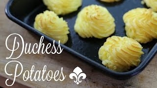 Duchess Potatoes Recipe  A Great Way To Cook Potatoes [upl. by Yelrehs]