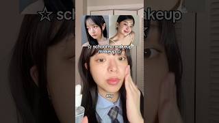 school no makeup MAKEUP tutorial 🙅‍♀️⭐️ [upl. by Ddet817]