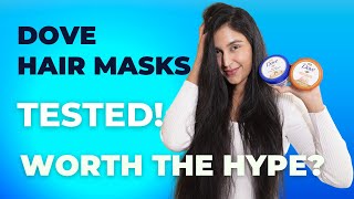 Putting the Popular Dove Hair Masks to test Worth the Hype [upl. by Fuhrman]