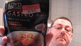 marks REmarks loyd grossman gastro cooking sauce chicken amp chorizo review [upl. by Ahselat207]