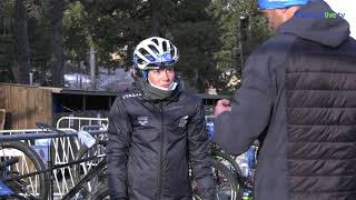 Winter Triathlon transition with Sandra Mairhofer ITA [upl. by Yehsa]