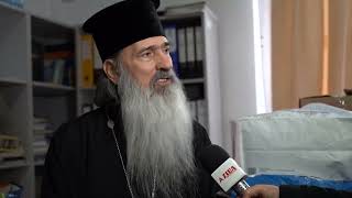 Arhiepiscopia Tomisului condamnă războiul și ajută pe refugiați [upl. by Anaibib]