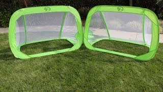 How To Fold 6x4 Soccer Goal Portable Pop Up Practice by G3Elite [upl. by Hux]