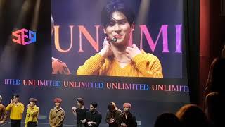 SF9 Unlimited Tour London 2019 Introducing themselves [upl. by Neetsirhc]