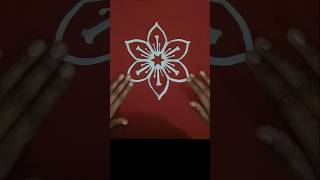 Easy paper flower  How to make paper flower flowers paperflower snowflakes papercraft craft [upl. by Saimerej731]