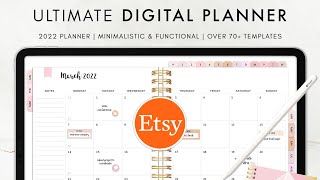 How To Make a Digital Planner To Sell on Etsy 2024 [upl. by Ro]