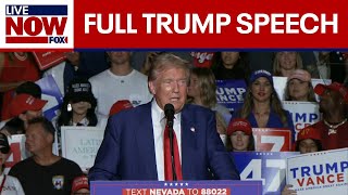 FULL SPEECH Trump holds rally in Las Vegas  LiveNOW from FOX [upl. by Aihtnic]