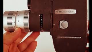 Canon Reflex Zoom 83” 8mm Movie Camera 1962 [upl. by Refennej665]