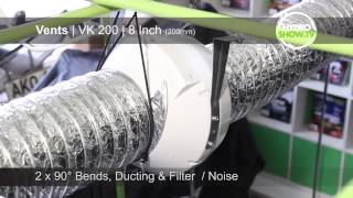 Fan Test VENTS VK200  Hydromag Grow Test Review [upl. by Drescher408]