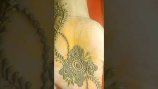 New simple mehandi design new mehandi design simple viralshort easymehmdi ytshorts shortvideo [upl. by Melosa]