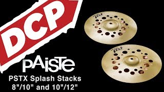 Paiste PSTX Splash Stack Cymbals 8quot10quot and 10quot12quot [upl. by Gaylor]