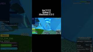 Ice  Sharkman Spikey Trident Combo Blox fruits [upl. by Tamar]