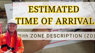 ESTIMATED TIME OF ARRIVAL ZONE DESCRIPTION APPLIEDZONE TIME [upl. by Hospers]