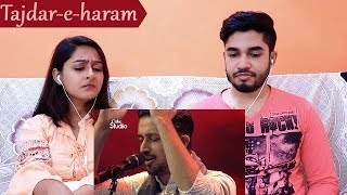 INDIANS react to Tajdareharam Atif Aslam Coke Studio S08E01 [upl. by Anecuza134]