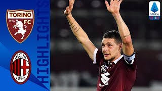 Torino 21 Milan  Belotti Scores Twice as Torino Come From Behind  Serie A [upl. by Ahseniuq]