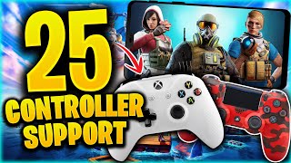 TOP 25 Best NEW Android amp iOS Games W Controller Support of 2023 OfflineOnline [upl. by Aikemal]