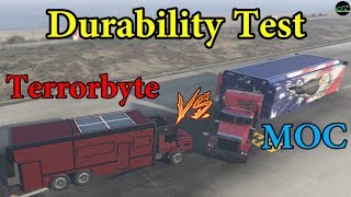 GTA 5  Durability Test Terrorbyte vs MOC [upl. by Bui]