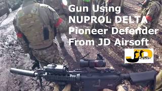 Airsoft NUPROL DELTA Pioneer Defender Gameplay [upl. by Chuck]