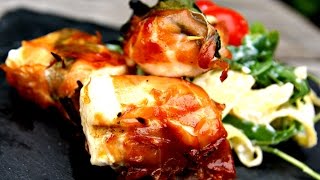 Saltimbocca  Italian Chicken Bites  Prosciutto and Sage Chicken Video Recipe  barbecue [upl. by Hazeghi]