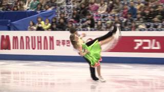 2 A NAZAROVA  M NIKITIN UKR  ISU Grand Prix Final 201314 Junior Ice Dance Short Dance [upl. by Raquela318]