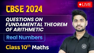 Questions on Fundamental Theorem of Arithmetic  Real Numbers Class 10 Maths  Prince Sir [upl. by Haeckel245]