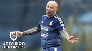 Jorge Sampaoli “Hay que remar desde atrás para llegar a ganar un lugar en el Mundial” [upl. by Bondon]