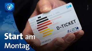 DeutschlandTicket startet am 1 Mai [upl. by Lanna]