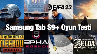 Samsung Tab S9 Plus Oyun Performansı 🎮 Pubg Mobile Asphalt 9 Zelda Breath of the Wild FIFA 23 [upl. by Eerot]