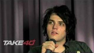 MCRs Gerard Way  scared of teenagers on the train [upl. by Ydda]