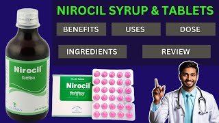 NIROCIL SYRUP amp NIROCIL TABLET BENEFITS  COMPOSITION USES DOSE amp REVIEW [upl. by Aldos]