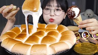 빡칠때 먹으면 최고예요😋마시멜로우 스모어딥 디저트 먹방 CHOCOLATE SMORES DIP MUKBANG ASMR [upl. by Tomlin]