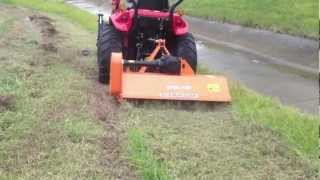 TYM T273 tractor with flail mower [upl. by Juline]