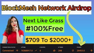 BlockMesh Network Airdrop Full Guide  BlockMesh Airdrop  Like Grass Airdrop [upl. by Ahseekal]