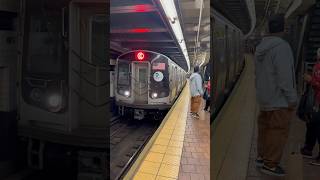 R179 🅒 train leaving 125th street nyct mta subway metro underground nyctransit train shorts [upl. by Hakim]