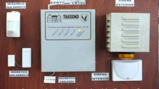 Alarmas TAUSEND CR500 Borrar yo Enseñar Controles Remotos [upl. by Nasho]