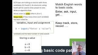 GCSE OCR Computer science  Answering basic coding questions [upl. by Coppola578]