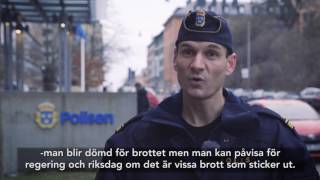 Vad är ett hatbrott Polisen Daniel berättar [upl. by Nikal]