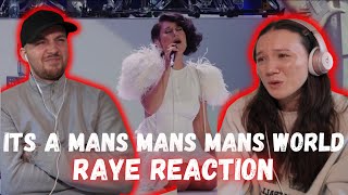 RAYE  Its A Mans Mans Mans World Live at Montreux Jazz Festival REACTION [upl. by Bagley]