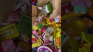 Banana wafers 🍌  ASMR  asmr openingsweetssounds asmrfood satisfying food sweet [upl. by Eenalem]