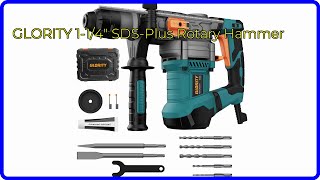 REVIEW 2024 GLORITY 114quot SDSPlus Rotary Hammer ESSENTIAL details [upl. by Ecniuq]